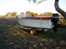 Boat And Trailer